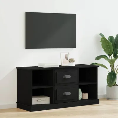 Immagine prodotto di Maison Exclusive - Mobile TV effetto rovere nero 99,5 x 35,5 x 48 cm