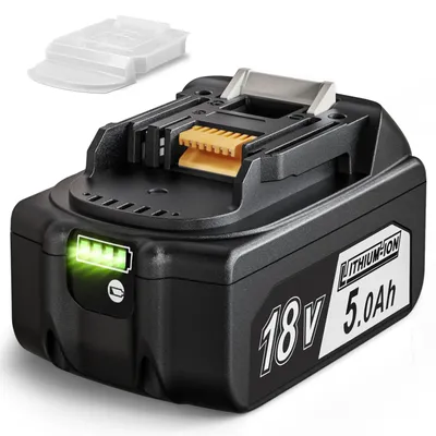 Ersatzakku 18V 5000mAh mit LED-Anzeige, für Makita LXT-400