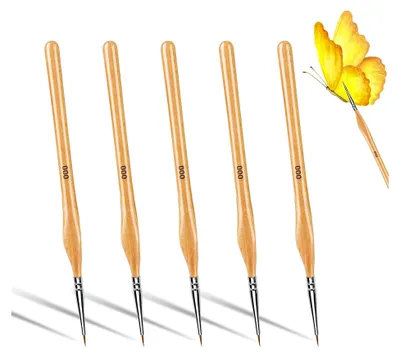 Produktbild von 5-teiliges Detailpinsel-Set für Kunst und Modellbau