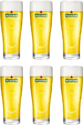 Produktbild von HEINEKEN Biergläser ELLIPSE 250 ml, 6er-Set, neu und offiziell