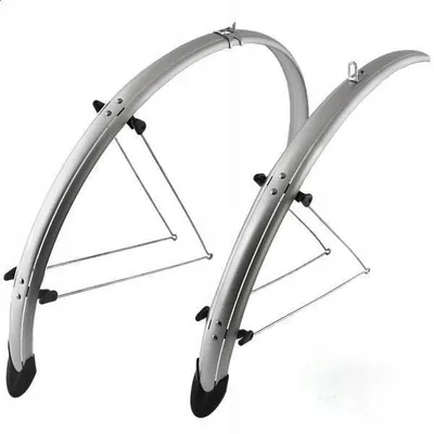 Image de Orion BLK007 Garde-boue Velo Argent 28 pouces