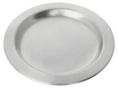 Untersetzer Ø 11 cm, Aluminium, silber, rund, spülmaschinenfest