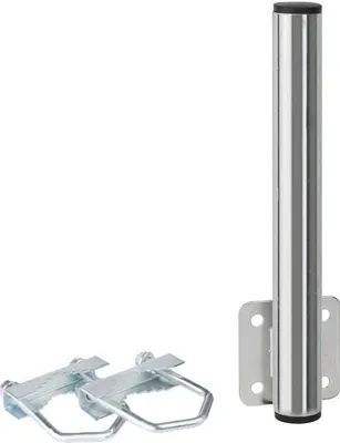 Produktbild von Extralink C250 Halter Halterung für die Montage einer Satellitenschüssel auf einem Balkon Balkongriff 300mm, mit U-Bügeln M8, Stahl, verzinkt Balkonhalterung