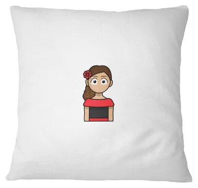 Dekokissenbezug 45x45 cm, weiß, Polyester, mit Reißverschluss