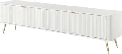 Obrázek produktu pro FURNLUX TV stolek Lante bílá a zlatá 200 cm / Hlavní barva: bílá / Rozměry: 200 x 51 x 38 cm