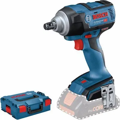 Obrázek produktu pro Bosch GDS 18V-300 Professional, Rázový šroubovák, Rukojeť pistole, 1/2", Černá, Modrá, 2400 ot/min, 300 Nm