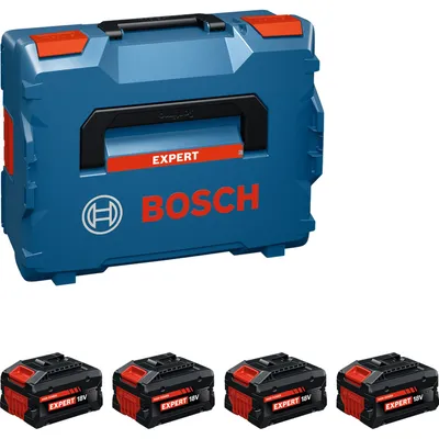 Immagine prodotto di Confezione BOSCH (4 x EXBA 18V-55 + L-Boxx 136)