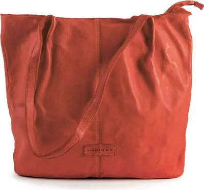 Image de HAROLD'S Cuir sac à épaule sac shopper Submarine Shopper Red rouge foncé