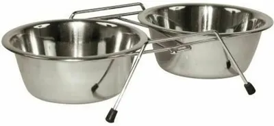 Obrázok produktu pre Stojan na dvojitú misku Kerbl - 2 x 900 ml