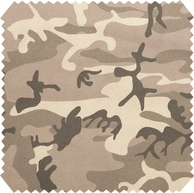 Produktbild von novely® HANAU MOOS - Dekostoff mit Camouflage-Print - Robuster Möbelstoff - Pflegeleichte Meterware 1lfm - Farbe: 01 Braun