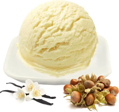 Produktbild von Vanille Haselnuss Low Carb Eis Pulver Vegan Zucker-, laktosefrei 10 kg