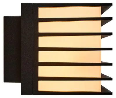Immagine prodotto di Lampada da parete per esterni NORDLUX Fluctus IP44, Variante: 286 x 100 mm, E27, nero