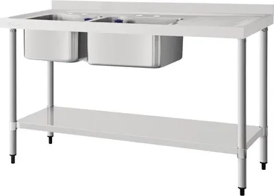 Produktbild von Vogue Spüle Doppelspüle Abtropffläche Rechts 150Cm