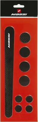 Produktbild von Massi Real Carbon Kettenstrebenschutz Schwarz  Schwarz One Size
