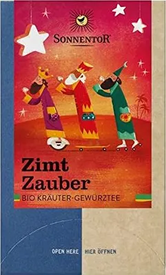 Produktbild von Sonnentor Zimt- & Zauber-Tee im Beutel (32,4 g) -