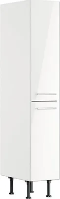Produktbild von Optifit Apothekerschrank Rurik986 BxTxH 30 x 58,4 x 176,6 cm weiß glänzend zerlegt KFRU MHFZ306-8+