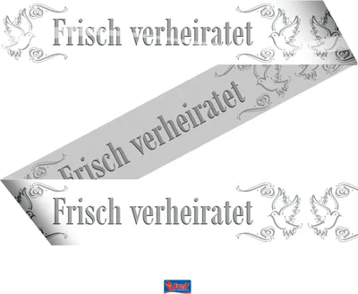 Produktbild von Absperrband 'Frisch Verheiratet' 15m