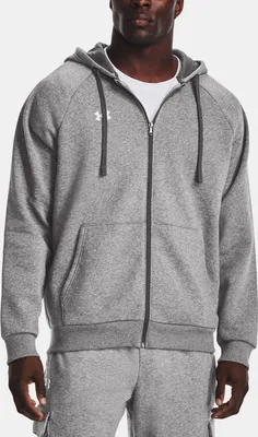 Obrázok produktu pre Mikina UA Rival Fleece FZ Hoodie-GRY