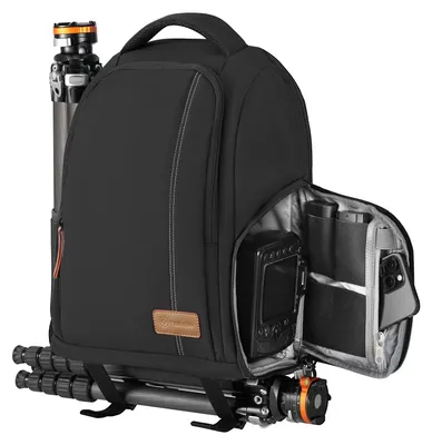 Produktbild von TARION Kamerarucksack Leicht Kamera Rucksack mit 15 Zoll Laptopfach Schwarz