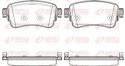 Produktbild von REMSA Bremsbeläge Satz Hinten Bremsklötze für OPEL Vivaro C Kastenwagen (K0) 1720.00
