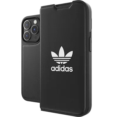 Produktbild von Etui Adidas Oder Broschüre Fall Grundlegende Na Iphone 14 Pro Czarno Biały/Schwarz Weiss 50182