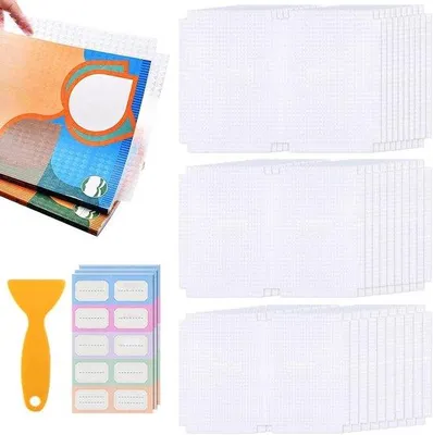 Productafbeelding van Boekomslagen - Boekbeschermers - Boeken Beschermen - Zelfklevend PVC - 30 stuks - Transparant