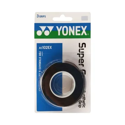 Produktbild von Yonex Super Grap schwarz 3er Tennis - Griffbänder, 196000121300000