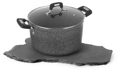 Immagine prodotto di Pentola in alluminio da 22 cm con coperchio