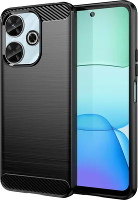 Produktbild von Hülle Carbon für Xiaomi Redmi 13 / Poco M6 Schutzhülle Handy Case TPU Cover Handyhülle