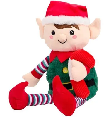 Produktbild von Mini Matters Weihnachtliche Plüschfigur Jung Weihnachtsman Helfe Zwerg 60 cm