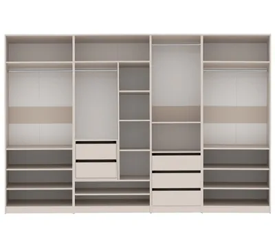 Produktbild von Marmex Möbel Mehrzweckschrank TRES SET Z Graubeige Cashmere 310x206x51 cm