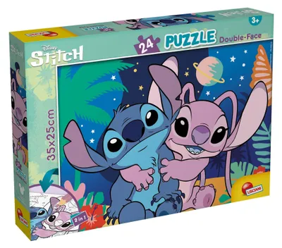 Obrázek produktu pro Lilo a Stitch - Dětské oboustranné puzzle 24 dílků