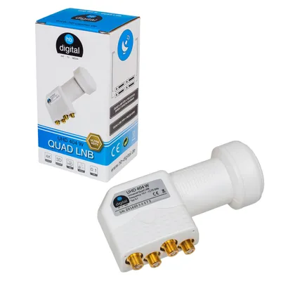 Immagine prodotto di HB-DIGITAL UHD 404 W Quad LNB "WEISS"