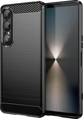 Zdjęcie produktu dla Etui Carbon do Sony Xperia 1 VII ochronne etui na telefon komórkowy Pokrowiec TPU na telefon komórkowy