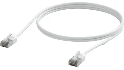 Produktbild von Ubiquiti UACC-Cable-Patch-Outdoor-C6A-3M-W, 3 m, Cat6a, F/UTP (FTP), RJ-45, RJ-45, Weiß