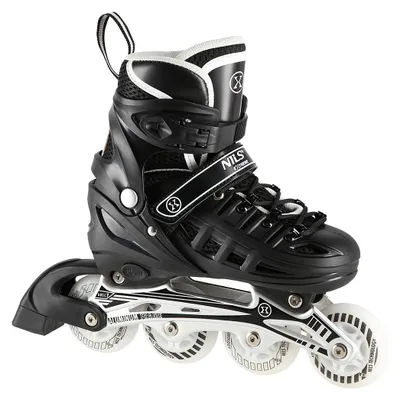 Produktbild von Nh10905 4In1 Schwarze Led Grösse S (31-34) Inline-/Eislautschuhe Nils Extreme