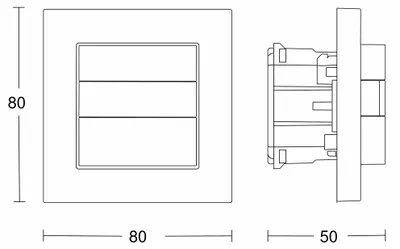 Immagine prodotto di Interruttore di presenza STEINEL HF 180 3-DRAHT bianco 03288