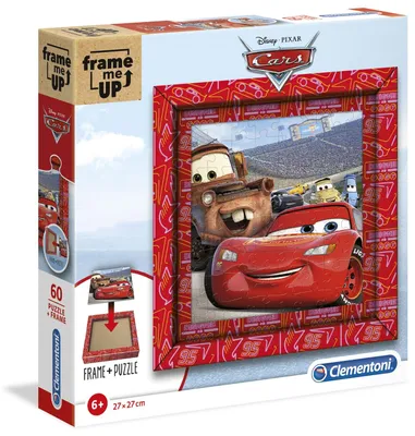 Image de Clementoni Frame Me Up Puzzle - Disney - Cars (60 pièces)