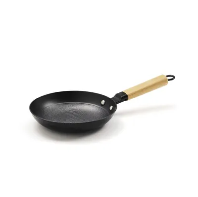 Produktbild von Qulinart Leichte Bratpfanne aus Gusseisen mit antihaftbeschichteter Wabenstruktur - 24cm