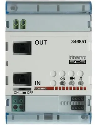 Produktbild von BTicino 346851 Systemerweiterungsmodul max.160Lautsprecher