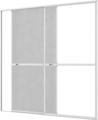 Produktbild von Culex 101340101-VH Fliegengitter Doppelschiebetür Schiebetür weiss 240x240cm