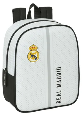 Produktbild von Mochila Infantil Real Madrid C.F. 24/25 Blanco Grau 22 x 27 x 10 cm