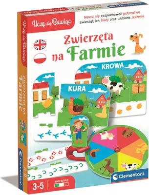 Obrázok produktu pre Clementoni Zvieratá Na Farme 50768