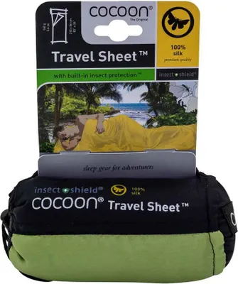 Produktbild von Cocoon Insect Shield TravelSheets, 218 x 90 cm 100% Seide vine
