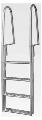 Produktbild von Aluminium Steg-/Poolleiter 4-stufig 167 cm