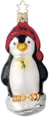Produktbild von Christbaumschmuck Weihnachts-Pinguin 11.5cm