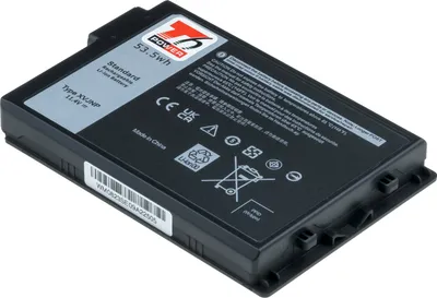 Immagine prodotto di Batteria T6 Power per Dell Latitude 14 5430 Rugged, Li-Ion, 11,4 V, 4690 mAh (53,5 Wh), nero