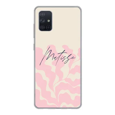 Produktbild von MuchoWow® Handyhülle Schutzhülle Hülle für Samsung Galaxy A71 Matisse - Blume - Abstrakt Silikon Softcase Handy Hülle - Kartenbesitzer