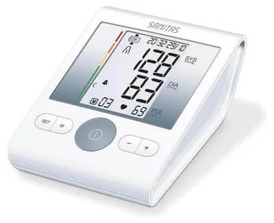 Image de Sanitas 100.64 tensiomètre (pression artérielle) Bras supérieur Automatique 4 utilisateur(s)
