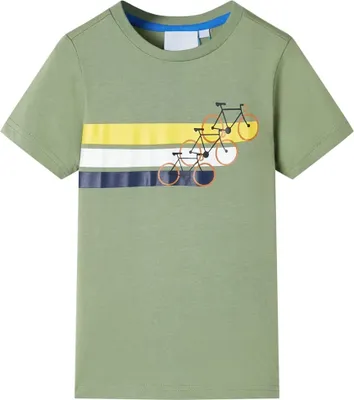 Produktbild von "2026 Promotion" Kinder-Kurzarmshirt - Gute Qualität - Hellkhaki 140 - Langarmshirts MM120